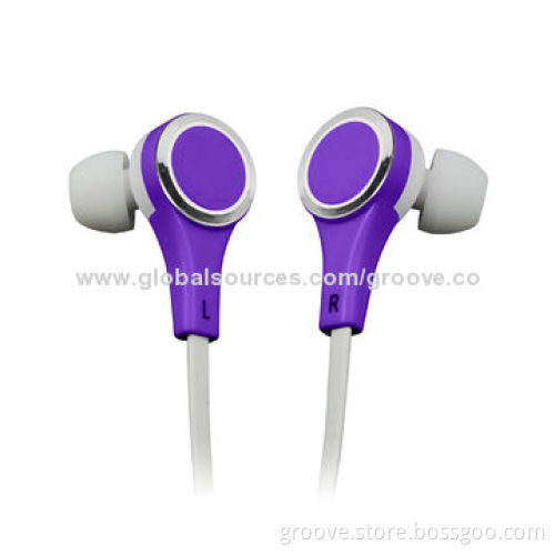 Wholesale Custom Cheap Flat In-ear Earphones with 20Hz to 20kHz Frequency Response